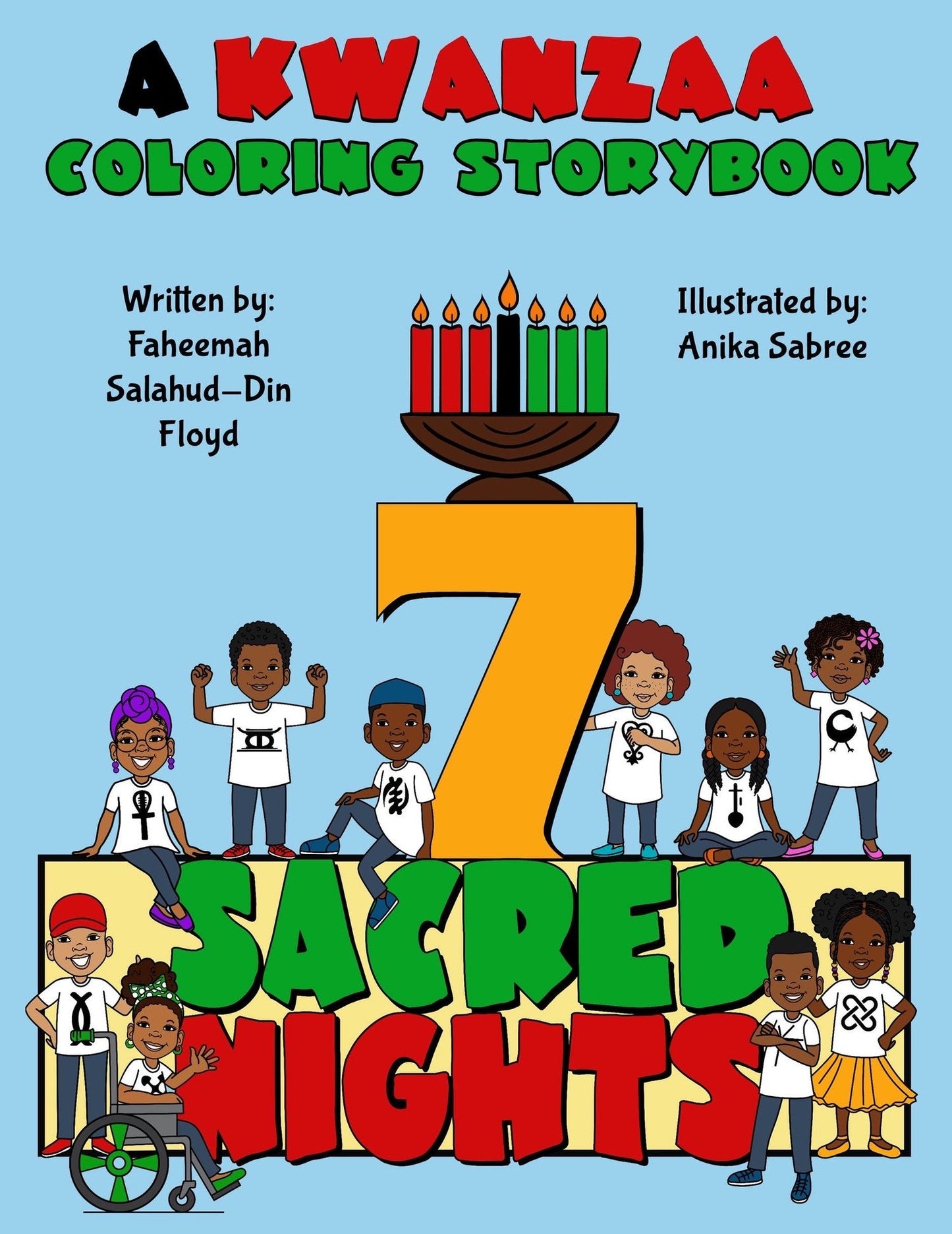 7 Sacred Nights: A Kwanzaa Coloring Storybook