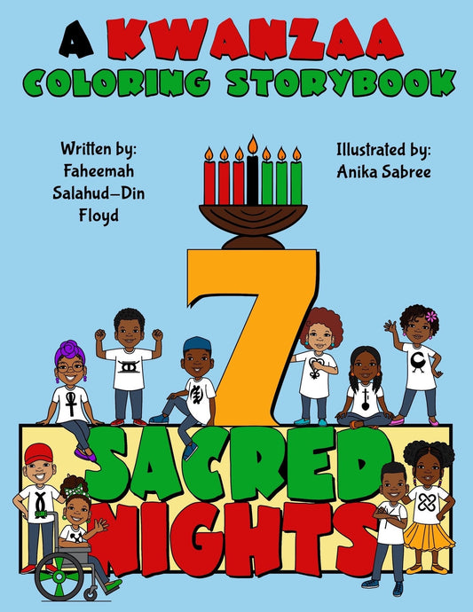 7 Sacred Nights: A Kwanzaa Coloring Storybook